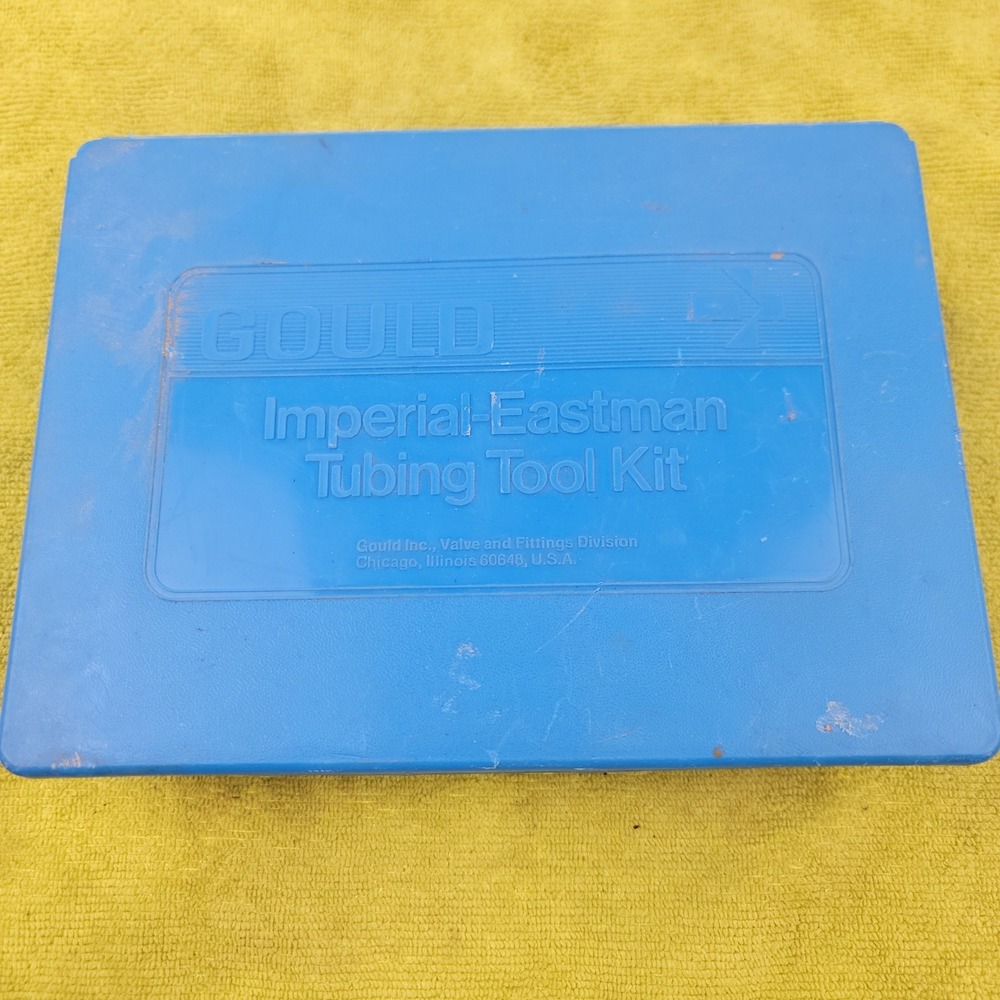 Imperial Eastman Flaring and Swaging Tool Kit Gould Inc Blue Case USA Made